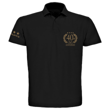 Load image into Gallery viewer, Die Krupps - 40 Years Gold Edition - Polo Shirt - Embroidered
