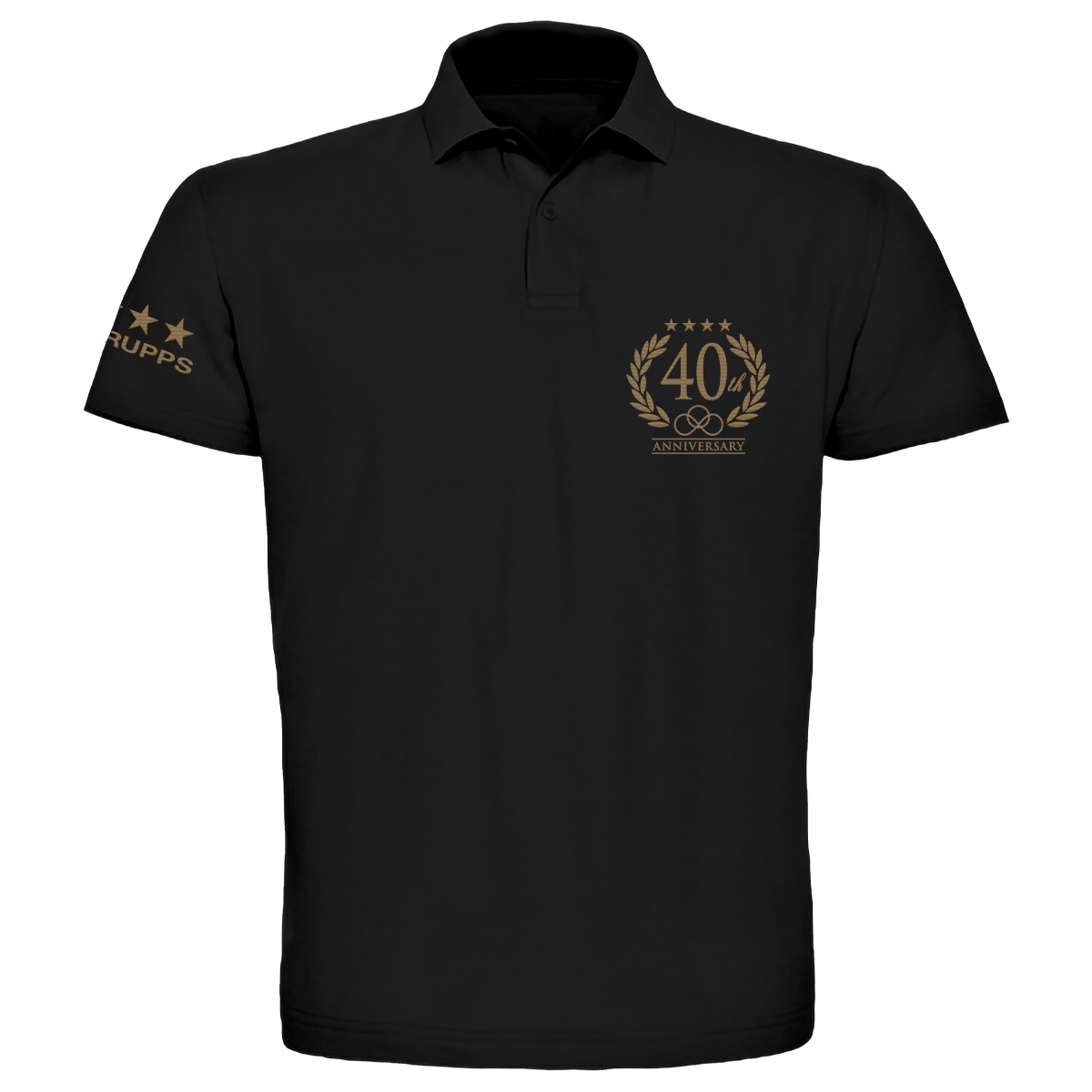 Die Krupps - 40 Years Gold Edition - Polo Shirt - Embroidered
